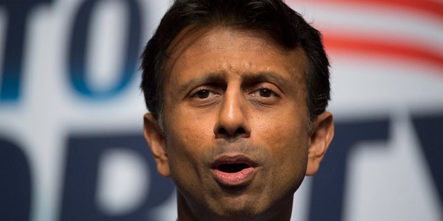 June 21, 2014: Louisiana Gov. Bobby Jindal delivers the keynote address during the Faith and Freedom Coalition's Road to Majority event in Washington. (AP Photo/Molly Riley)