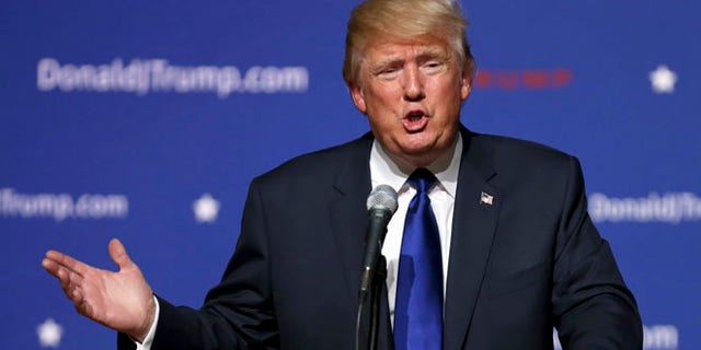 FILE - In this Aug. 19, 2015 file photo, Republican presidential candidate businessman Donald Trump speaks in Derry, N.H. Trump sells himself as a bold empire builder, the kind of businessman who could force through big changes in Washington as president. Yet for all his bravado: âIâve done an amazing job,â the Republican White House hopeful boasted during his announcement speech _ a review of the billionaireâs financial filings and recent deals suggests heâs no swashbuckler. (AP Photo/Mary Schwalm, File)