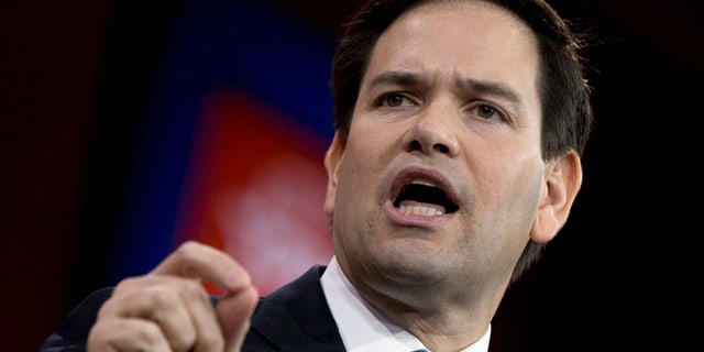 Feb. 27, 2015: Sen. Marco Rubio, R-Fla. speaks in National Harbor, Md.