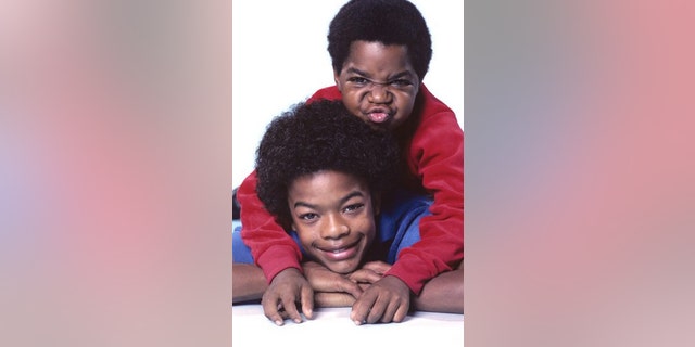Gary Coleman, as Arnold Jackson, poses with on-screen brother Todd Bridges, who played Willis Jackson. Arnold would often ask his brother, "Whatchu talkin' 'bout Willis?"