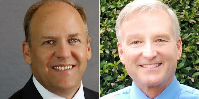 Georgia State Rep. Dan Gasaway (left) is hoping for a new election after his primary loss to Chris Erwin in May. An unknown number of Habersham County residents received the wrong district ballot when they went to vote in the primary.
