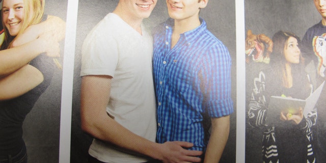 This photo from the Carmel High School yearbook shows seniors Dylan Meehan and Brad Taylor.