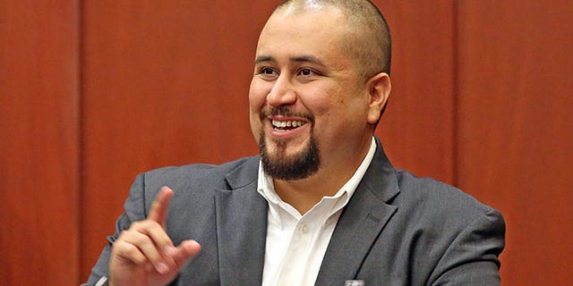 Zimmerman smiles as he testifies in a Seminole County courtroom Tuesday, Sept. 13, 2016 in Orlando, Fla.