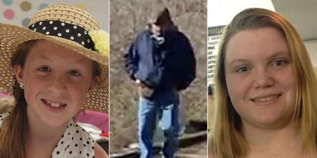 On February 13, 2017, 13-year-old Abigail Williams and 14-year-old Liberty German disappeared after being laid on the historic roads of Delphi. The image of the unidentified man (center) was taken on the mobile phone of one of the girls the same day they disappeared.