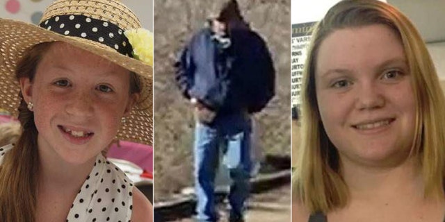 On February 13, 2017, 13-year-old Abigail Williams and 14-year-old Liberty German disappeared after being laid on the historic roads of Delphi. The image of the unidentified man (center) was taken on the mobile phone of one of the girls the same day they disappeared.