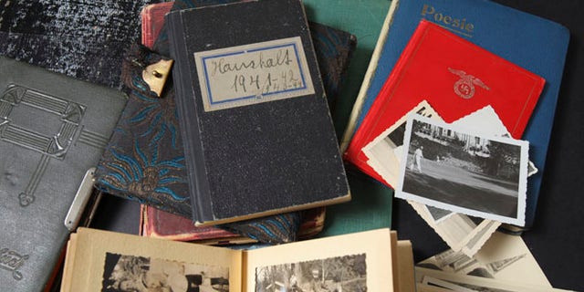 The undated photo provided by German newspaper 'Die Welt' shows a trove of letters, notes and photos that were in possession of an Israeli family. The letters are believed to be written by Nazi SS leader Heinrich Himmler and had not been shown to the public. The newspaper said the material is contained in an eight-part series it plans to publish. Himmler is considered one of the Nazis most responsible for the Holocaust.