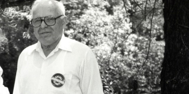 Michael Karkoc, photographed in Lauderdale, Minn. prior to a visit to Minnesota from Soviet President Mikhail Gorbachev in early June of 1990.