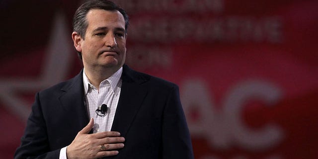 NATIONAL HARBOR, MD - MARCH 04: Republican presidential candidate Sen. Ted Cruz (R-TX) speaks during CPAC 2016 March 4, 2016 in National Harbor, Maryland. The American Conservative Union hosted its annual Conservative Political Action Conference to discuss conservative issues. (Photo by Alex Wong/Getty Images)