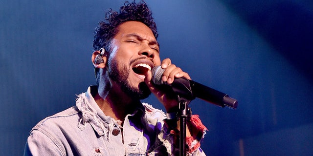 LOS ANGELES, CA - MARCH 24: Singer Miguel performs at adidas Originals NMD Concert at a private location on March 24, 2016 in Los Angeles, California. (Photo by Kevin Winter/Getty Images)