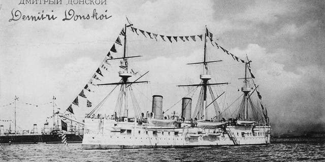 File photo of the Dmitry Donskoi. Are there riches to be found in its hulking wreckage?