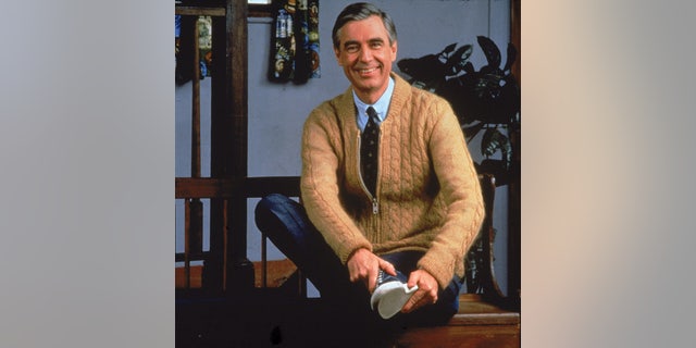 Portrait of children's television personality Fred Rogers (1928 - 2003) and host of television show 'Mister Rogers' Neighborhood,' circa 1980s.  (Photo by Fotos International/Getty Images)