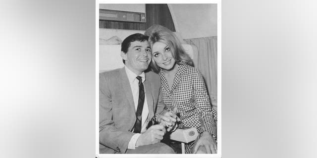 Jay Sebring and Sharon Tate.