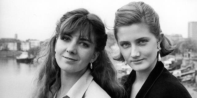 May 1985: Daughters of actress Vanessa Redgrave (L-R) Natasha Richardson &amp; Joely Richardson.