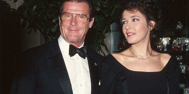 Roger Moore and Deborah Moore (Photo by Ron Galella, Ltd./WireImage)