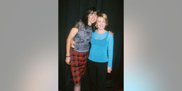 Lucy Lawless & Renee O'Connor during The Official Xena Warrior Princess Convention at Pasadena Center in Pasadena, California, United States. (Photo by Albert L. Ortega/WireImage)