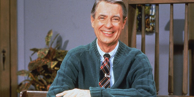 Portrait of American educator and television personality Fred Rogers (1928 - 2003) of the television series 