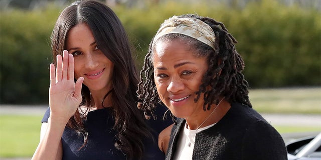 Meghan Markle and her mother Doria Ragland. The matriarch was the only member of Markle's family to attend her wedding to Prince Harry in May.