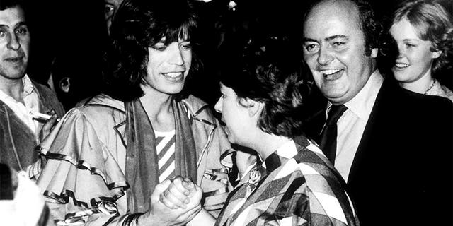 Mick Jagger and Princess Margaret in 1976.