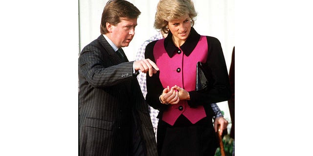Ken Wharfe with Princess Diana.