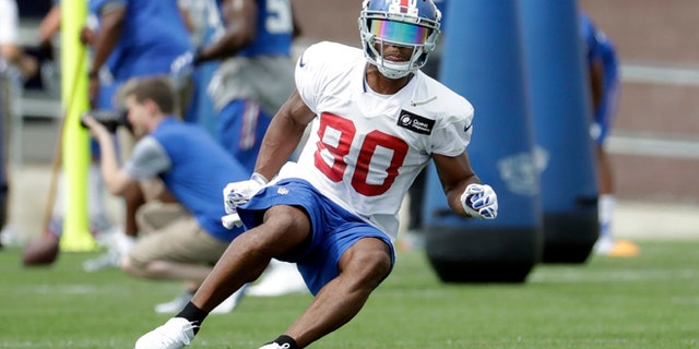 New York Giants wide receiver Victor Cruz returned to practice Tuesday, Aug. 23, 2016.