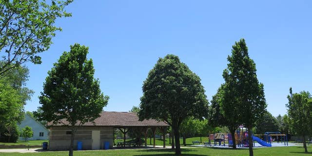 The Waukesha, Wis. park where a 12-year-old girl was found severely injured with 19 stab wounds.
