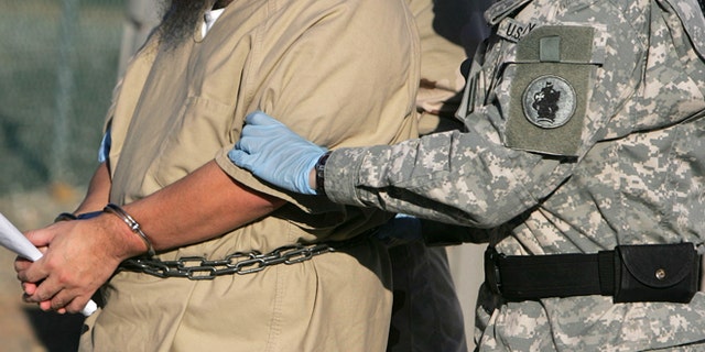 FILE 2006: A Saudi citizen who has spent the past 12 years detained at Guantanamo Bay has been released, the Pentagon said Saturday, amid a push to whittle down the prison population at the U.S. base in Cuba.