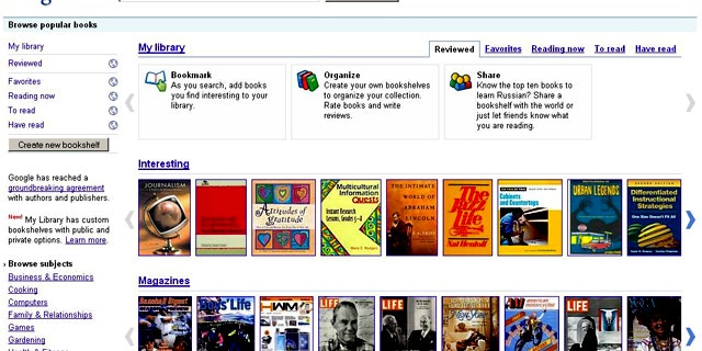 From the Google Books site seen here, the company will start selling books, an attempt to crack into the market of distributing current and backlist works.