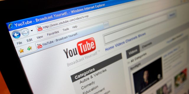 FILE - This file image made March 18, 2010, shows the YouTube website in Los Angeles. A federal judge sided with Google Inc. on Wednesday, June 23, 2010, in a $1 billion copyright lawsuit filed by media company Viacom Inc. over YouTube videos, saying the service promptly removed illegal materials as required under federal law. (AP Photo/Richard Vogel, File)