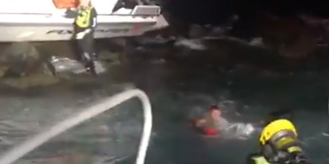 The crash happened in Government Cut, a shipping channel in Miami Beach.