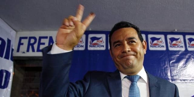 Guatemalan President Jimmy Morales.