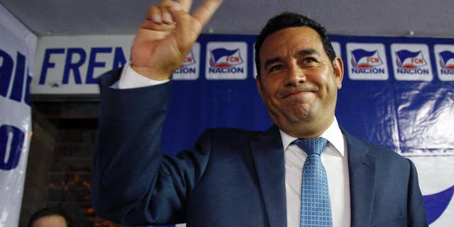 Guatemalan President Jimmy Morales.