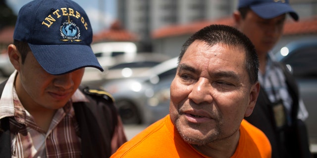 Santos Lopez Alonzo after landing at the Air Force base in Guatemala City, Wednesday, Aug. 10, 2016.