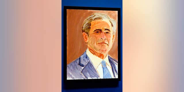 This self-portrait of George W. Bush is rather less revealing than the one Guccifer leaked.