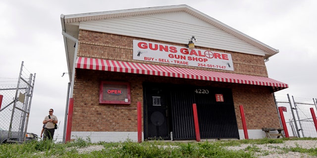 According to Lt. Gen. Mark Milley, Ivan Lopez, the shooter, purchased his weapon recently at Guns Galore, seen Thursday, April 3, 2014, in Killeen, Texas. A soldier opened fire Wednesday on fellow service members at the Fort Hood military base, killing three people and wounding 16 before committing suicide. (AP Photo/Eric Gay)