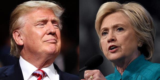 President Trump and former Secretary of State Hillary Clinton.