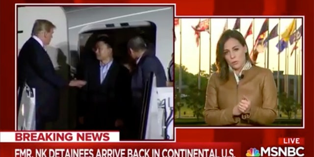 NBC News White House correspondent Hallie Jackson said that President Trump planned the event for television.