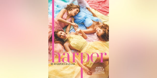 The Stallone sisters for Harper's BAZAAR.