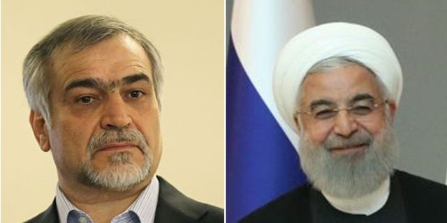 Several children of current and former Iranian officials live in the United States, including Ali Fereydoun, whose father Hossein Fereydoun (left) is the brother of and special aide to President Rouhani (right)