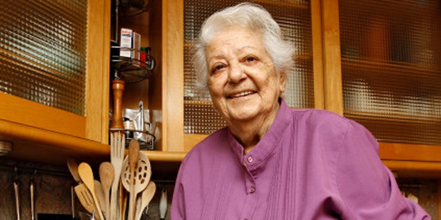 May 29, 2012: Chef Marcella Hazan posing in the kitchen of her Longboat Key, Fla., home.