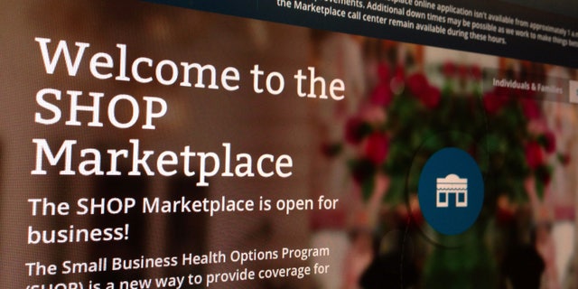 FILE - This Wednesday, Nov. 27, 2013, file photo, taken in Washington, shows part of the HealthCare.gov website page featuring information about the SHOP Marketplace. People who have accounts on the enrollment website for President Barack Obamas signature health care law are being told to change their passwords following an administration-wide review of the governments vulnerability to the confounding Heartbleed computer virus. Senior administration officials said there is no indication that the HealthCare.gov site has been compromised and the action is being taken out of an abundance of caution. (AP Photo/Jon Elswick, File)