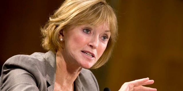 This Nov. 5, 2013 file photo shows Medicare chief Marilyn Tavenner testifying on Capitol Hill in Washington.
