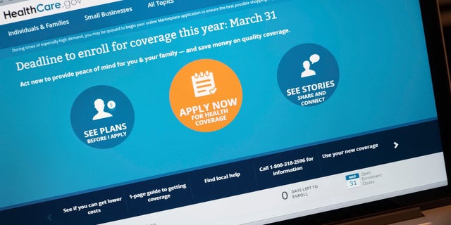 The HealthCare.gov website is shown on a laptop in Washington, Monday, March 31, 2014. Today is the deadline to sign up for private heath insurance in the online markets created by President Obama's heath care law or face a federal fines.