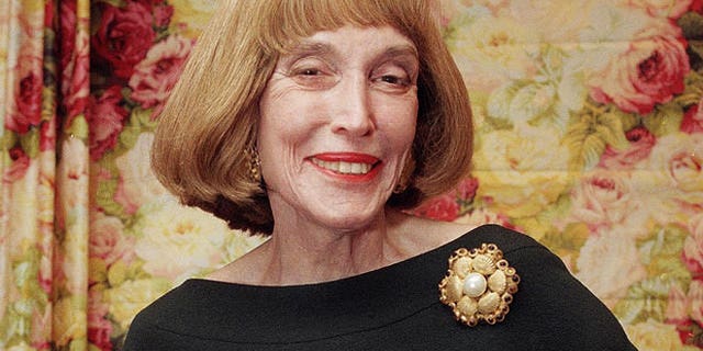 FILE: Helen Gurley Brown in 1997. The longtime editor of Cosmopolitan magazine died Monday at 90 years old.