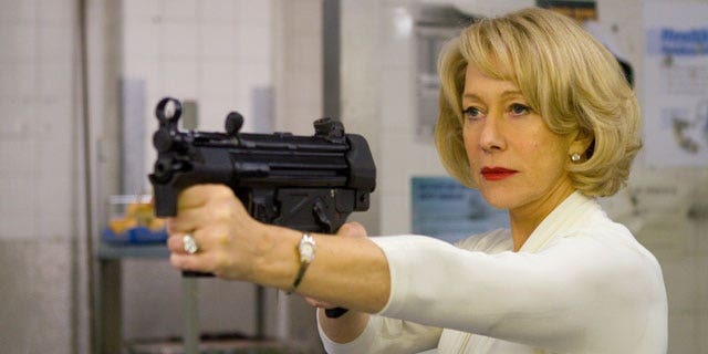 This scene from 'Red,' featuring Helen Mirren, got her castmates' pulses racing.