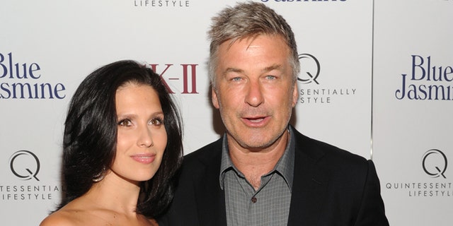 FILE - In this July 22, 2013 file photo, actor Alec Baldwin and pregnant wife Hilaria attend the premiere of Sony Pictures Classics' "Blue Jasmine" hosted by SK-II and Quintessentially Lifestyle at the Museum of Modern Art, in New York.  Baldwin and his wife have given birth to a baby girl in New York. Hilaria Baldwin tweeted the news from her verified Twitter account Friday night, Aug. 23, 2013. (Photo by Evan Agostini/Invision/AP, File)