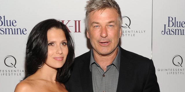 FILE - In this July 22, 2013 file photo, actor Alec Baldwin and pregnant wife Hilaria attend the premiere of Sony Pictures Classics' "Blue Jasmine" hosted by SK-II and Quintessentially Lifestyle at the Museum of Modern Art, in New York. Baldwin and his wife have given birth to a baby girl in New York. Hilaria Baldwin tweeted the news from her verified Twitter account Friday night, Aug. 23, 2013. (Photo by Evan Agostini/Invision/AP, File)