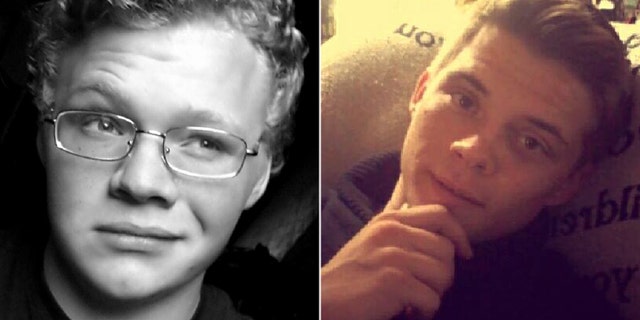 According to police, 19-year-old Parker Hogan (left) provided the gun, a notebook and pen for 19-year-old Michael Buskey (right) to take his own life.