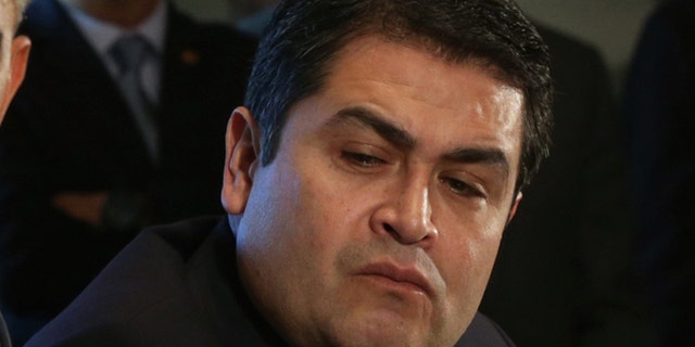 President Juan Orlando Hernandez of Honduras. (Photo by Alex Wong/Getty Images)