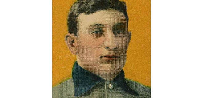 FILE: The third finest known example of the legendary T206 Honus Wagner baseball card from c. 1909.