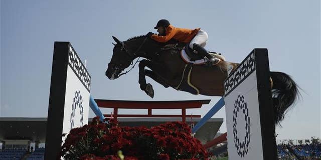 An equestrian competition
